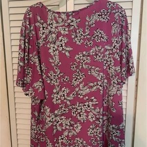 Womens Liz Claiborne career top - floral print - 0x